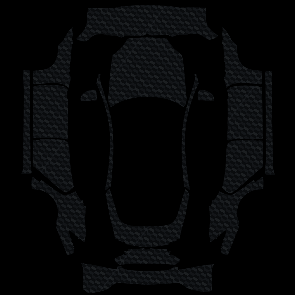 Matte Carbon Fiber Model S 2021+ Tesla digital wrap PNG preview