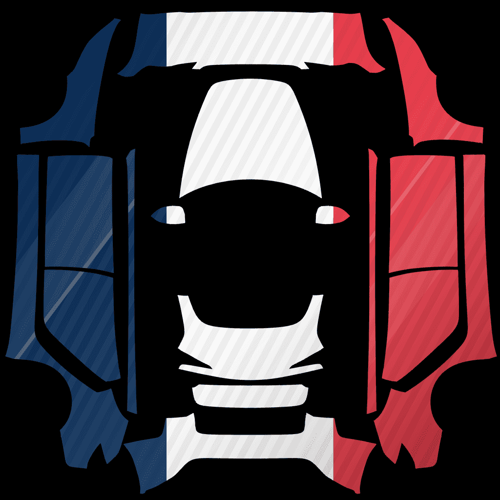 France — Tricolore Motion Model 3 2024+ Tesla digital wrap PNG preview